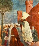 Piero della Francesca Exaltation of the Cross-inhabitants of Jerusalem oil painting